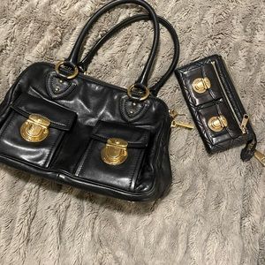 Marc Jacobs shoulder bag with matching wallet